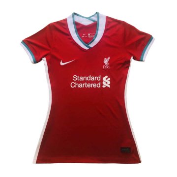 2020-21 Liverpool Home Women Football Jersey Shirts