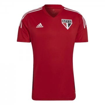 Sao Paulo FC 2022-23 Red Soccer Training Jerseys Men's