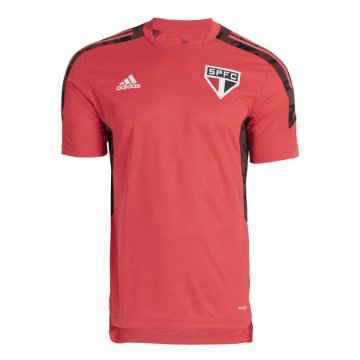 2021-22 Sao Paulo FC Red Football Training Shirt Men's