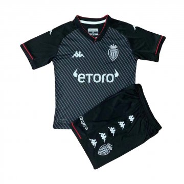 AS Monaco 2021-22 Away Soccer Jerseys + Short Kid's