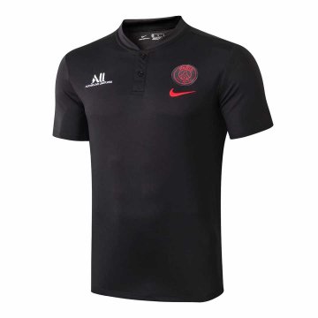 2019-20 PSG Black Men's Football Polo Shirt