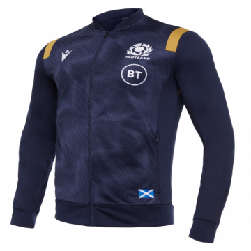 2020-21 Scotland Rugby Navy Football Jacket Shirt Men