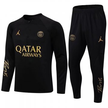 PSG x Jordan 2022-23 Black Soccer Training Suit Men's