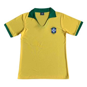 1957 Brazil Retro Home Men's Football Jersey Shirts