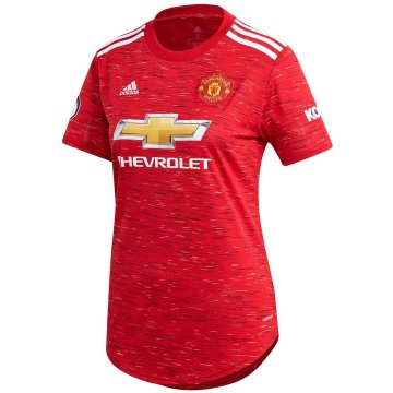 2020-21 Manchester United Home Women Football Jersey Shirts [5112979]