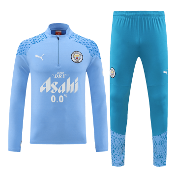 Manchester City 2023-24 Blue Soccer Sweatshirt + Pants Men's