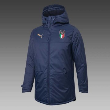 2020-21 Italy Navy Men's Football Winter Jacket