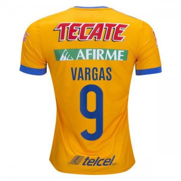 2017-18 Tigres UANL Home Football Jersey Shirts Eduardo Vargas #9