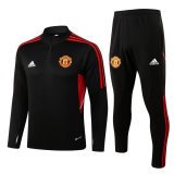 Manchester United Black II Soccer Training Suit Men's 2022-23