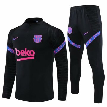 2021-22 Barcelona Black Football Training Suit Men's