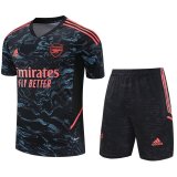 Arsenal 2023-24 Black Soccer Jerseys + Short Men's