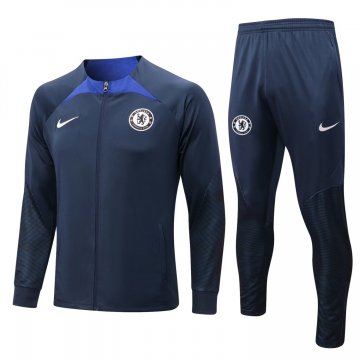 Chelsea 2022-23 Navy Soccer Jacket + Pants Men's