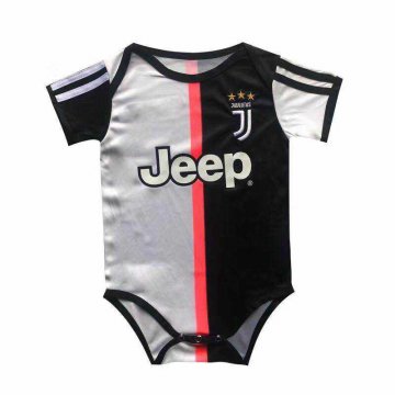 2019-20 Juventus Home Black & White Baby Infant Football Suit