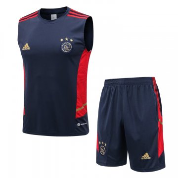 Ajax 2022-23 Royal Soccer Singlet + Short Men's