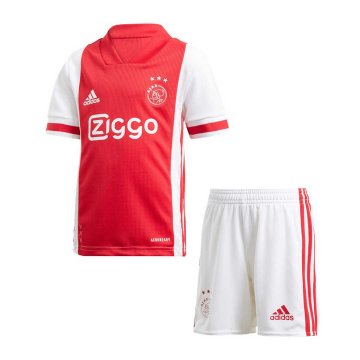 2020-21 Ajax Home Kids Football Kit(Shirt+Shorts)