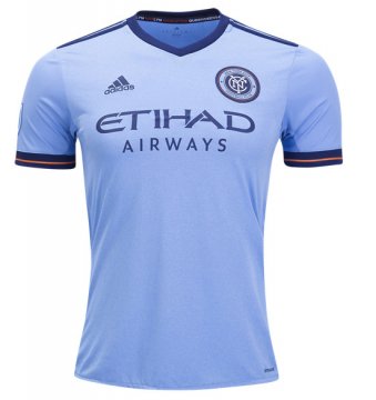 2017-18 new york City home blue Football Jersey Shirts