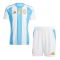Argentina 2024 Home Copa America Soccer Jerseys + Short Men's