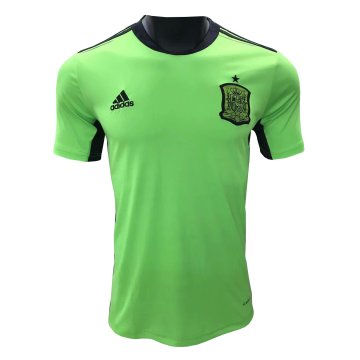 2021 Spain Goalkeeper Green Football Jersey Shirts Men's