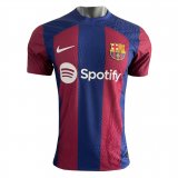#Player Version Barcelona 2023-24 Home Soccer Jerseys Men's