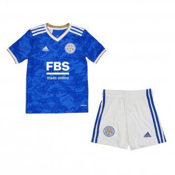 Leicester City 2021-22 Home Football Kit (Shirt + Shorts) Kid's