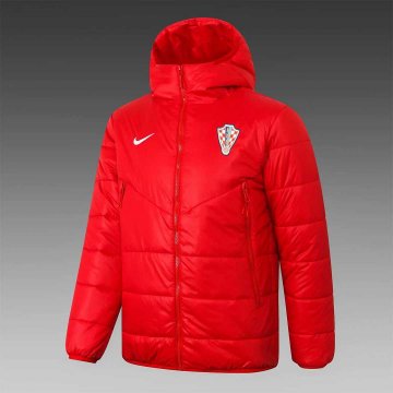 2020-21 Croatia Red Men's Football Winter Jacket