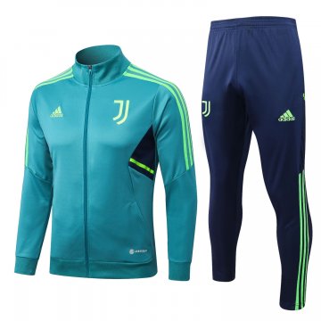 Juventus 2022-23 Green Soccer Jacket + Pants Men's