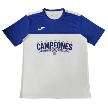 2021-22 Cruz Azul Blue-White Champions Men's Football Jersey Shirts [20210614061]