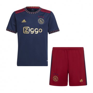 Ajax 2022-23 Away Soccer Jerseys + Short Kid's