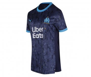 2020-21 Olympique Marseille Away Women Football Jersey Shirts