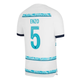 #ENZO #5 Player Version Chelsea 2022-23 Away UCL Soccer Jerseys Men's