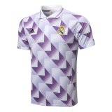 Real Madrid 2022-23 Violet Soccer Polo Jerseys Men's