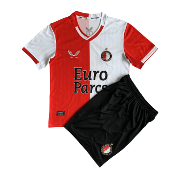 Feyenoord 2023-24 Home Soccer Jerseys + Short Kid's
