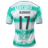 2016-17 Santos Laguna Home Football Jersey Shirts Alvarado #17