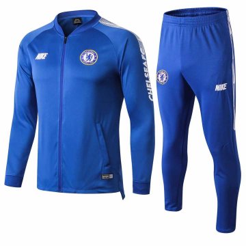 2019-20 Chelsea Blue Men's Football Training Suit(Jacket + Pants)