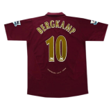 #Retro Bergkamp #10 Arsenal 2005/2006 Home Soccer Jerseys Men's