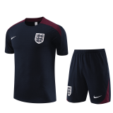 England 2024 Royal Soccer Jerseys + Short Men's