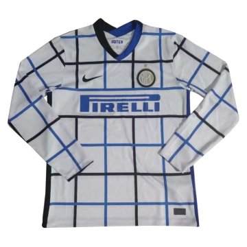 2020-21 Inter Milan Away Men LS Football Jersey Shirts [2020127239]