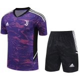 Juventus 2023-24 Purple Soccer Jerseys + Short Men's