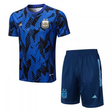 Argentina 2022 Blue Soccer Jerseys + Short Men's