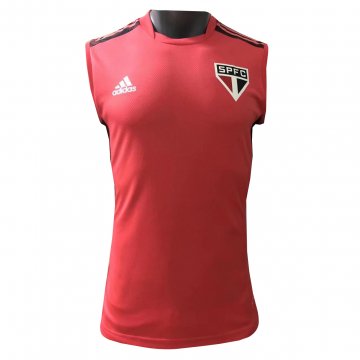 Sao Paulo FC 2021-22 Pink Soccer Singlet Jerseys Men's
