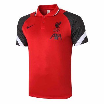 2020-21 Liverpool Red - Black Men's Football Polo Shirt