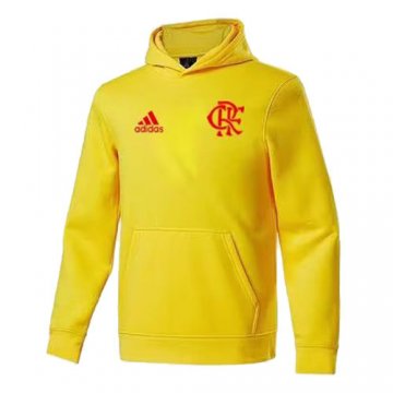 Flamengo Pullover Hoodie Yellow Soccer Sweatshirt Men's 2022-23