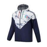 Italy 2023 Royal - White All Weather Windrunner Soccer Jacket Men's