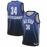Giannis Antetokounmpo #34 NBA 2023 Brand Blue Jerseys - All-Star Game Edition Men's