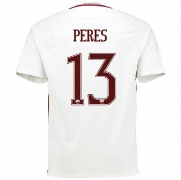 2016-17 Roma Away White Football Jersey Shirts Peres #13