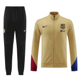 Barcelona 2023-24 Yellow Soccer Jacket + Pants Men's
