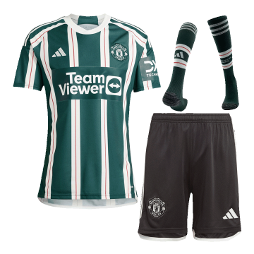 Manchester United 2023/24 Away Soccer Jerseys + Short + Socks Men's