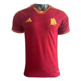 #Player Version Roma 2023-24 Home Soccer Jerseys Men's