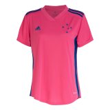 Cruzeiro 2022-23 Camisa Outubro Rosa Pink Soccer Jerseys Women's