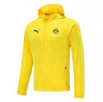 2020-21 Borussia Dortmund Yellow All Weather Windrunner Football Jacket Men [2020127893]